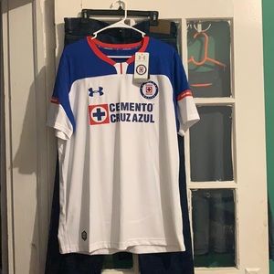 White Cruz azul jersey